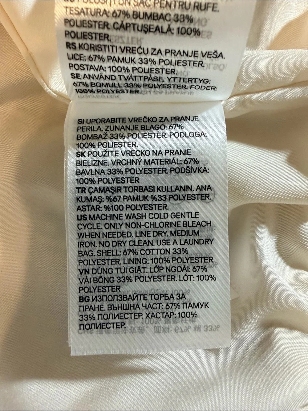 H&M Jacket Mauve Bouclé Fringe Button Front Collared Coatigan - Picture 14 of 14